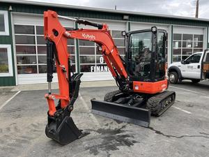 สำหรับรถขุดขนาดเล็ก Kubota U35-4 น้ำหนัก 3 ตัน แบบตีนตะขาบ อุปกรณ์ก่อสร้าง ราคาสุดคุ้ม - Product Image 3
