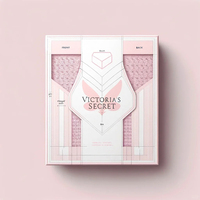Подарочная коробка Vito's Secret Bra из переработанных материалов с магнитной застежкой, индивидуальная упаковка из премиальной бумаги с горячим тиснением и УФ-покрытием