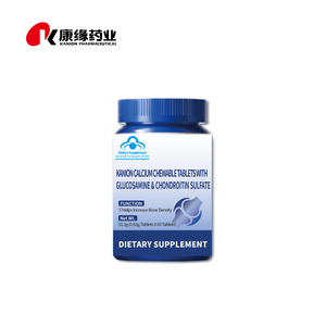 Kalsiyum 600mg Mineraller İçeren Formül OEM ISO9001 HACCP Tabletler Günlük Takviye Edici Kalsiyum Glukozamin Kondroitin Çiğnenebilir Tabletler - Product Image 2