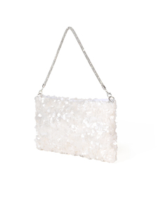 Sac fourre-tout de soirée de luxe inspiré des créateurs, grand sac à main carré pour femme, grande capacité, pour mariage et mariée, sac messager - Product Image 4