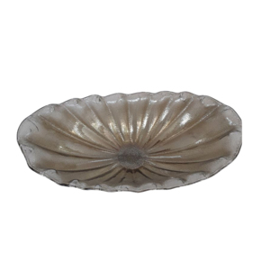 Ciotola ovale in vetro per tavolino da caffè e piano cucina, centrotavola decorativo di lusso - Product Image 2