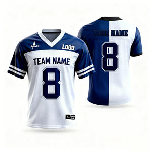 ชุดรักบี้ตาข่ายขายส่ง ออกแบบเองได้ตามต้องการ ชุดกีฬาอเมริกันฟุตบอลย้อนยุค ชุดวอร์ม - Product Image 1