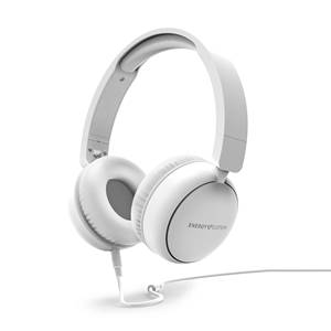 Casque audio bandeau Fun Vibe (100 % plastique recyclé, câble détachable, microphone, assistant vocal) Blanc - Product Image 1
