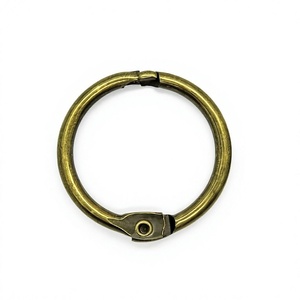 Anillo de Encuadernación Redondo de Metal Bronce Antiguo de 1 Pulgada para Encuadernación de Hojas Sueltas - Product Image 2