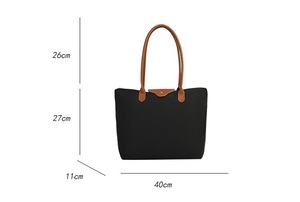 <span class=keywords><strong>Sac</strong></span> à main pour femme en tissu nylon de grande capacité, doublure en polyester, fermeture à bouton et fermeture éclair, ouverture et fermeture par rabat, <span class=keywords><strong>sac</strong></span> de shopping - Product Image 6