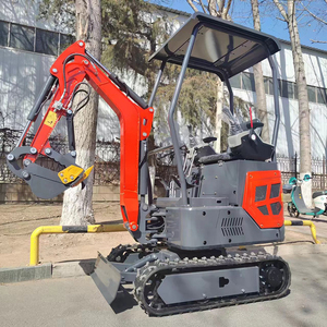 Mini Excavadora de 1 Tonelada con Bomba Hidráulica y Motor, Cabina Cerrada para Uso en Granjas y Jardines, Bajo Mantenimiento, Envío Gratuito - Product Image 1