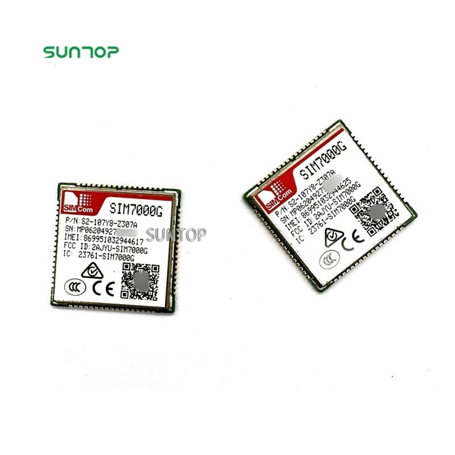 SUNTOP IGBT SIMCOM SIM7000 LTE-FDD TDD and Quad-Band GPRS GNSS EDGE module LCC type LTE CAT-M1(eMTC) NB IoT module global Band SIM7000G