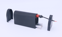 FS-206 Anti Collision noir bord de sécurité EPDM de haute qualité pour Robot Mobile barre de capteur de pare-chocs souple bord de capteur Anti pincement