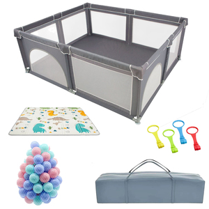 Moderno di lusso per bambini box recinzione di sicurezza materiali Oxford box per interni con cancello per la sicurezza del bambino - Product Image 5