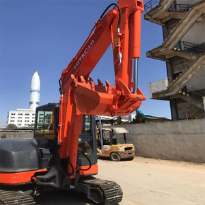 Excavatrice sur chenilles Hitachi EX60-5 d'occasion, équipement de construction avec godet de 0,65 m³, garantie de 6 mois - Product Image 6