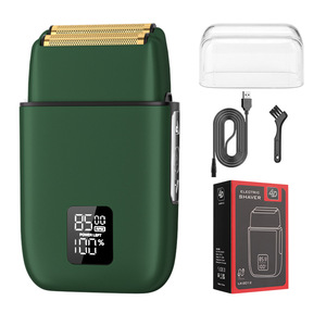 Metal <b>Foil</b> <b>Shaver</b> <b>for</b> Men Powerful LCD All Metal High Speed Motor Professional Cordless Travel <b>Foil</b> <b>Head</b> Electric <b>Shavers</b> razor - Product Image 5