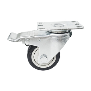 Tùy chỉnh 2 inch nhiệm vụ ánh sáng TPR Castor bánh xe công nghiệp Castor xoay xe đẩy bánh thép không gỉ đồ nội thất bánh - Product Image 2