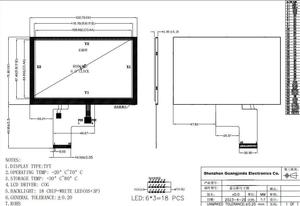 <strong>5</strong>.0 Inch TFT <strong>LCD</strong> <strong>Module</strong> 800x480 IPS Full View Resistive Touch <strong>Screen</strong> 40-Pin RGB Interface LED Backlight ST7262 Driver IC - Product Image 6