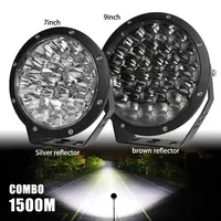 Wholesale E-Mark High Power Bumper Car Spot Light 1250M Round Led Driving Truck Offroad 4WD 7" 9" inch Car Led Spotlights 4x4
