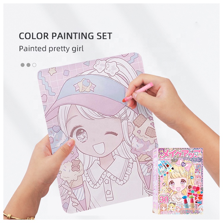 Лидер продаж, Творческий Макияж принцессы для детей, набор для рисования/живописи