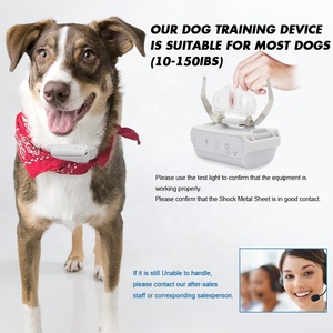 Umwelt freundliche wiederauf ladbare Anti-Barking-Hunde trainings halsbänder IPX5 Wasserdicht 10-20 Stunden Akkulaufzeit Warnton Vibrations modus - Product Image 6