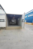 Cabine de sablage mobile 20FT/40FT, ensemble complet à vendre