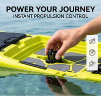 Système de Verrouillage Rapide et Précis pour Kayak, Attache Sécurisée pour Pédales de Canoë, Quincaillerie Marine Durable
