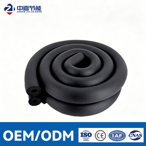 Tuyau d'isolation thermique en mousse PVC auto-adhésif pour systèmes CVC, design moderne pour applications en entrepôt et cuisine - Product Image 1