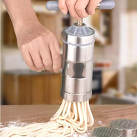 Ustensile de Cuisine en Acier Inoxydable, Petite Presse à Nouilles Manuelle, Outil à Pâtes Ménager, Machine à Fabriquer des Pâtes Manuelle