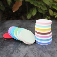 Bloc de caoutchouc rond pour découpe de motifs, matériau artisanal DIY pour la fabrication de tampons en caoutchouc