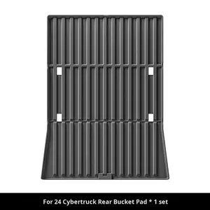 Tesla Cybertruck TPE 10mm Épaisseur Aiguilletée 2 Pièces Ensemble Complet Tapis de <span class=keywords><strong>Lit</strong></span> et de <span class=keywords><strong>Coffre</strong></span> avec Garantie d'un An Transfrontalier - Product Image 5