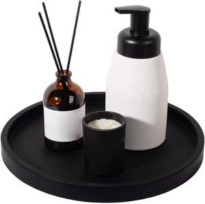 Plateau de salle de bain en silicone de qualité alimentaire sans BPA, porte-savon décoratif, organisateur de comptoir de cuisine, pour café, garage, vaisselle - Product Image 1