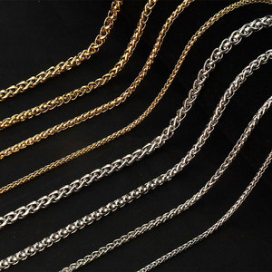 Stainless Steel Dragon Bone Chain Necklace Unisex Hip Hop Jewelry Electroplated Colorfast Titanium Steel Fashion Chain Link - Product Image 1