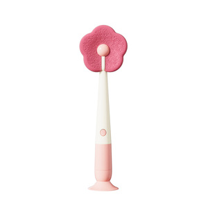 Xinzao Suction Cup Flower Cup <b>Brush</b> <b>Long</b> <b>Handle</b> Sponge Head Multi Functional Cleaning Tool For Cup - Product Image 3