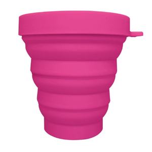 Vaso Plegable de Silicona Portátil para Exteriores, Vaso para Beber con Diseño Impreso de Grado Alimenticio - Product Image 4