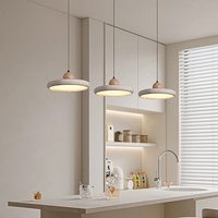 Luminaire suspendu en travertin de style nordique Wabi Sabi pour îlot de cuisine, table à manger, lampe suspendue en pierre jaune naturelle, salon, chevet
