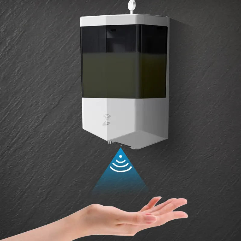 Dispensador de sabão automático, dispensador de sabão para mão com sensor sensível ao toque, desinfetante para parede para banheiro