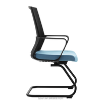 Chaise de bureau ergonomique en maille à mi-dossier pour ordinateur Chaise pivotante noire