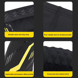 Manchons de bras rembourrés en nid d'abeille pour les sports de printemps cyclisme coude avant-bras Support de Protection contre les chocs - Product Image 2