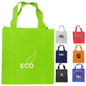 حقيبة تسوق صديقة للبيئة من قماش غير منسوج وبجودة عالية مع شعار مخصص