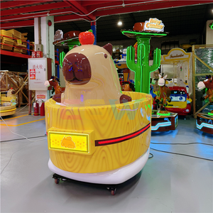 Manège pour enfants en fibre de verre certifié CE, à monnayeur, en forme d'animaux, pour centre commercial, fabricant OEM, jeu de manège, aire de jeux intérieure - Product Image 1