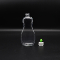 Vente en gros de liquide vaisselle 500ml bouteille PET bouteille à clapet en plastique jetable fabricant
