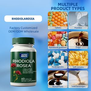 Integratore di Rhodiola Rosea OEM/ODM a Marchio Privato, Supporto Naturale per lo Stress, Migliora la Chiarezza <span class=keywords><strong>Mentale</strong></span> e le Funzioni Cognitive - Product Image 4