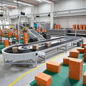 1m Kısa Alüminyum Konveyör Sistemi Hafif İki Yönlü Küçük Konveyör Depo Kullanımı İçin Fiyat Endüstriyel Taşıma Bandı - Product Image 6