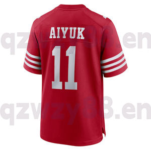 2024年サンフランシスコ・フォーティナイナーズ メンズチームユニフォーム アメリカンフットボールジャージ 新品 プラスサイズ 通気性のあるシャツ 刺繍ロゴ入り - Product Image 2