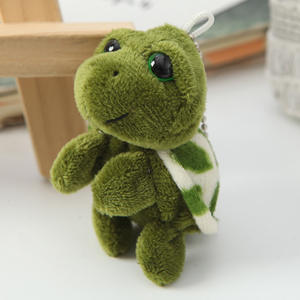 8Cm Schattige Grote Ogen Mini Schildpad Knuffel Pluche Schildpad Sleutelhanger Zacht Katoen Pop Kind Kawaii Pluche Sleutelhangers Speelgoedtas Bedel - Product Image 5