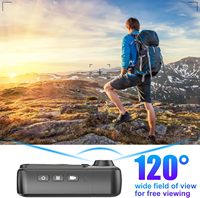 Caméra d'action portable H91 haute résolution 1080P étanche avec grand angle, écran tactile magnétique et fonctionnalités portables, dotée d'une imagerie CMOS