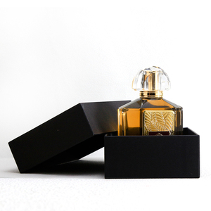 New Design Elegant Luxury 100Ml Fragrance Bottle Golden <b>Perfume</b> Glass <b>Atomizer</b> Bottle With Box - Product Image 3