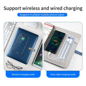 สมุดบันทึกพร้อมปากกาอัจฉริยะ 8000mah พร้อมโลโก้สั่งทำได้ ดีไซน์<span class=keywords><strong>สวย</strong></span>งาม รองรับการเขียนด้วย<span class=keywords><strong>ลายมือ</strong></span>แบบเรียลไทม์ผ่านแอพบนคลาวด์ พร้อมฟังก์ชั่นพาวเวอร์แบงค์ ชาร์จผ่าน USB - Product Image 6