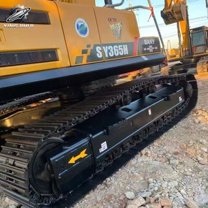 Excavadora de cadenas Sany365H usada, 36.5 toneladas, cucharón de 2m³, marca china original, excavadora grande para construcción, pocas horas, buen estado. - Product Image 5