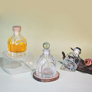 Transparent Glass Bottle <b>for</b> Aromatherapy <b>Reed</b> <b>Diffuser</b> Glass Bottle - Product Image 1