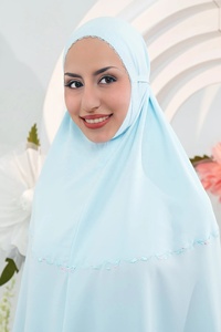 Conjunto de <span class=keywords><strong>Oración</strong></span> Musulmán Informal, Ligero y Modesto, Suave, Transpirable, de Secado Rápido, con Bordado, Abaya de Viscosa, Largo hasta el Suelo, Corte Recto - Product Image 3