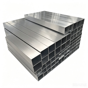 Tube carré/rond extrudé industriel 1050 en alliage d'aluminium 6061, tube creux 20x20 anodisé télescopique pour système de cubes - Product Image 5