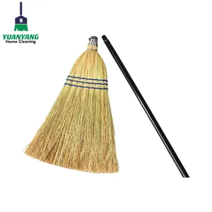 Factory direct supplier for straw brooms for sale and synthetic corn broomstick