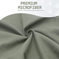 Serviette de sport en microfibre unie personnalisable avec logo imprimé, portable, pour la gym et l'entraînement, avec bande élastique – Vente en gros